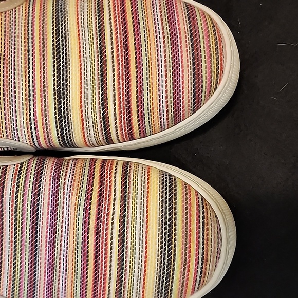Sam Edelman “Peony” Multi Color Slip On Sneakers Size 9 Fabric Casual Shoes - Picture 3 of 9